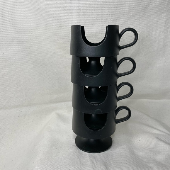 Vintage Corning glas snap glass holders set of 4 - Picture 6 of 6